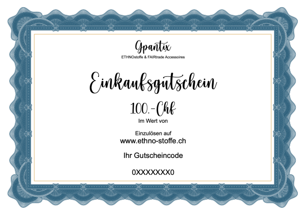 Geschenkgutschein 100